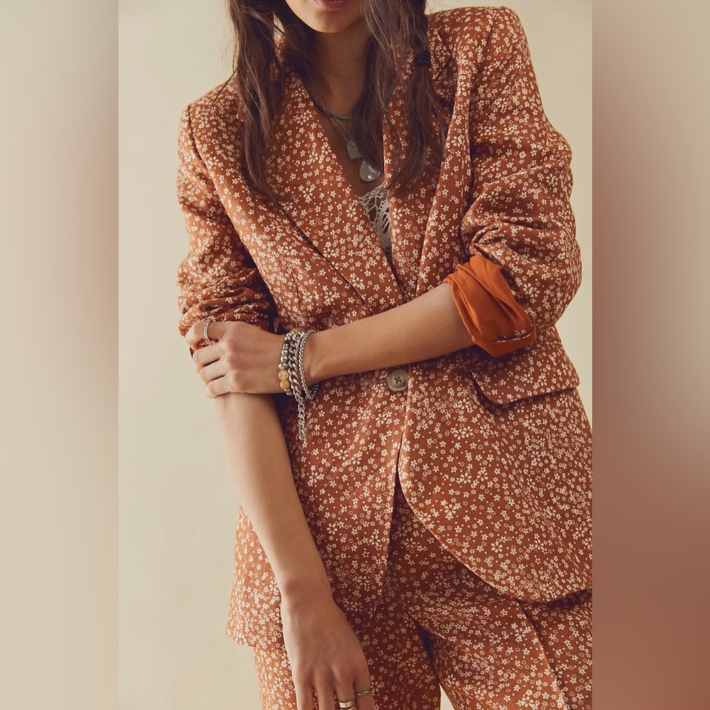 Free People Maggie Floral Suit NEW - Picture 4 of 6